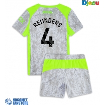 Manchester City Tijjani Reijnders #4 Rezervni Dres za djecu 2025-26 Kratak Rukav (+ Kratke hlače)